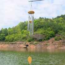 Solid wood aluminum tube large wind chime hanging decoration childrens birthday gift music wind chime decoration e-commerce hot seller