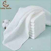 Baby diapers cotton double layer washable newborn gauze diaper absorbent baby diaper ultra-thin breathable urine mustard