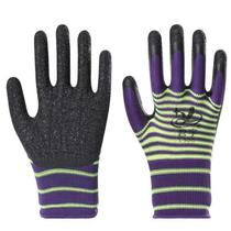 Anti-glass fiber gloves 12 pairs of gloves labor protection plastic dipped wear-resistant anti-slip rubber work protection