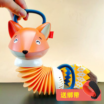 Fox accordion childrens toy 2 early education educational simulation musical instrument music 1 to 3 to 6 years old baby playing piano to hold