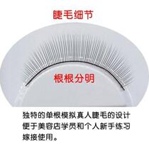 Grafting eyelashes practice hair training special false eyelashes novice students head model teaching with artificial human eyelashes