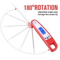 Hot Selling Electronic Food Thermometer Outdoor BBQ Meat Oil Thermometer Kitchen Cooking Folding Thermometer