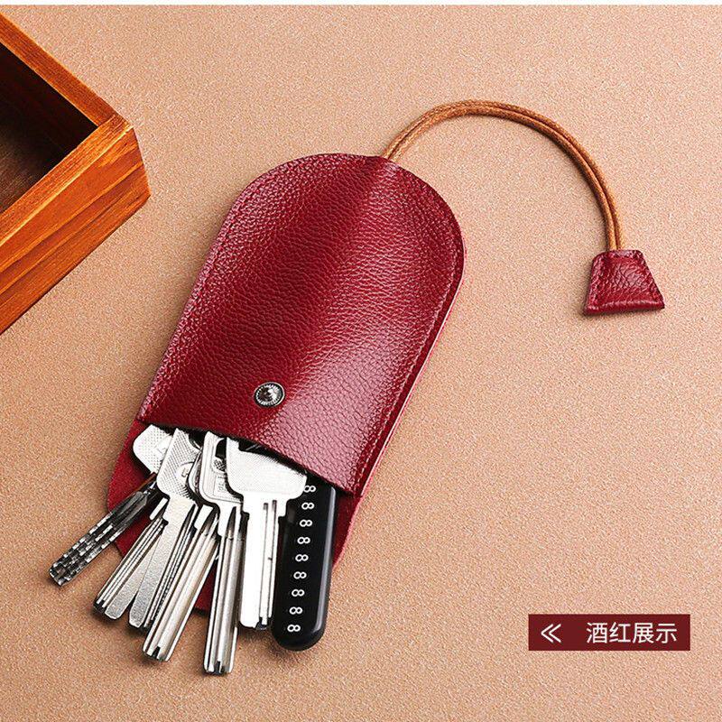 Multifunctional Key Bag, Pull-Out Key Bag, Compact, Simple, Mini, Large-Capacity, Men's and Women's Car Key Bag