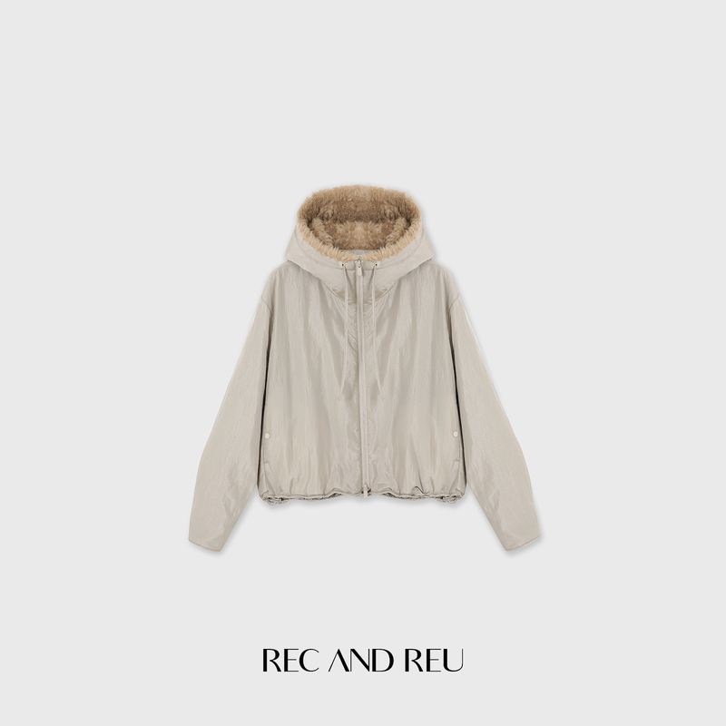 Recandreu 10Th Anniversary [M*U Parker] 26 Fall/Winter Show Style Wool Camel Hair Versatile Hooded Jacket
