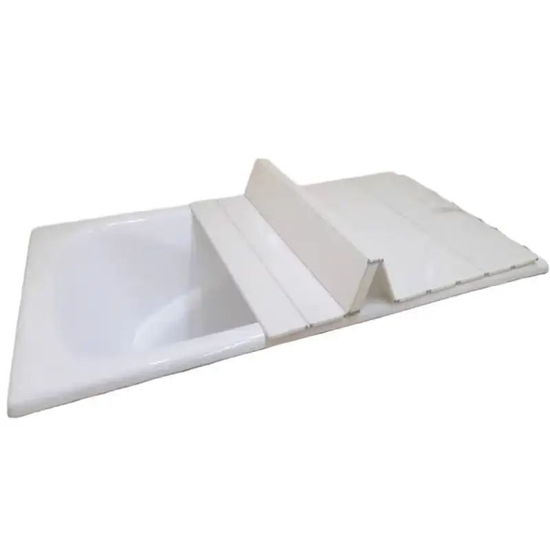 Bathtub Cover Board, Foldable Dustproof Cover Board, Thermal Insulation Waterproof Rack, Bathroom Storage Rack, Universal Type for Bathing