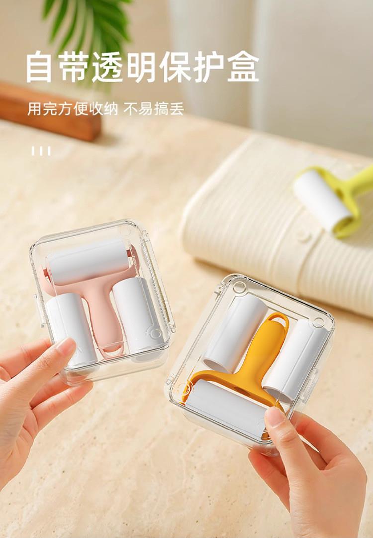 Perler Bead Lint Roller DIY Drum Hair Removal Roller Portable Lint Remover Brush Household Mini Lint Roller Tear-Off Adhesive Dust Cleaner