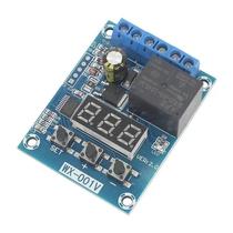 New 0-100 voltage detection relay module 12 charge and discharge voltage monitoring voltage upper and lower limit control on