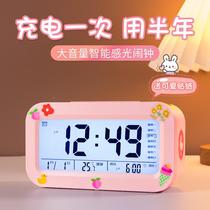 Alarm clock for students to wake up artifact smart clock for children boys and girls special luminous silent electronic alarm clock desktop