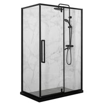 Shower room square bath room bathroom toilet dry and wet separation partition sliding door shower room bath screen custom i