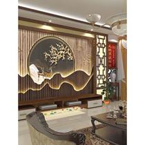 New Chinese style wall covering 3D living room wallpaper TV background wallpaper classical sofa atmospheric bedroom bedside wall covering