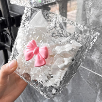 Wasted face towel storage box wall-mounted draining bathroom cleansing towel and face towel secondary organization bathroom storage rack