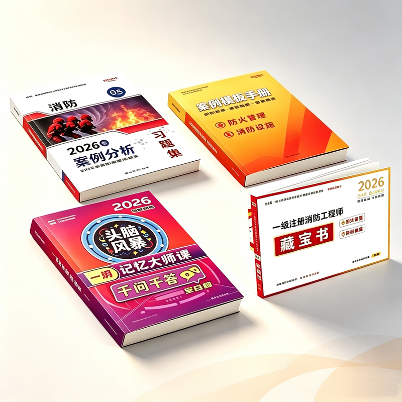 Shunli Fire Safety Treasure Book 2026 Textbook: Pocket Guide for Fire Safety Level 1, Educational Material, Micro Case Study Answer Template, Online Course, Official Exam Papers for Level 1 Fire Safety Engineer, Practice Question Collection, Problem-Solving Brainstorming, Memory Master Question Bank