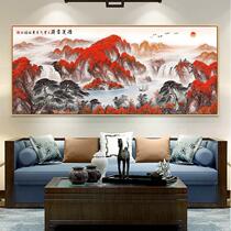 A Seed Shop: Full Diamond Living Room Large Brick Painting Good Luck Landscape Painting Cross Stitch 2024 New Style