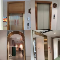 Stainless steel elevator door cover extremely narrow door cover color plate edge decoration Pearl River Delta area can be measured and customized for installation
