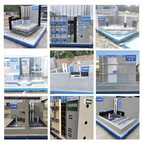 Construction site quality model building model display area standardized process engineering method model room main frame structure