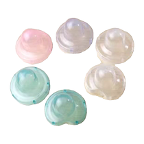 All silicone pacifier dust cover doll pacifier all silicone storage box buckler notch pacifier cover