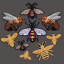Little bee embroidery cloth patch for clothing decoration cloth patch patch small size bee embroidery patch for clothing decoration