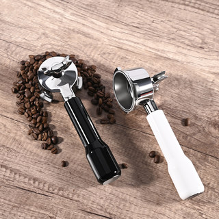 Suitable for supor 51mm three-ear coffee machine without & bottom handle 304 stainless steel solid wood handle italian accessories