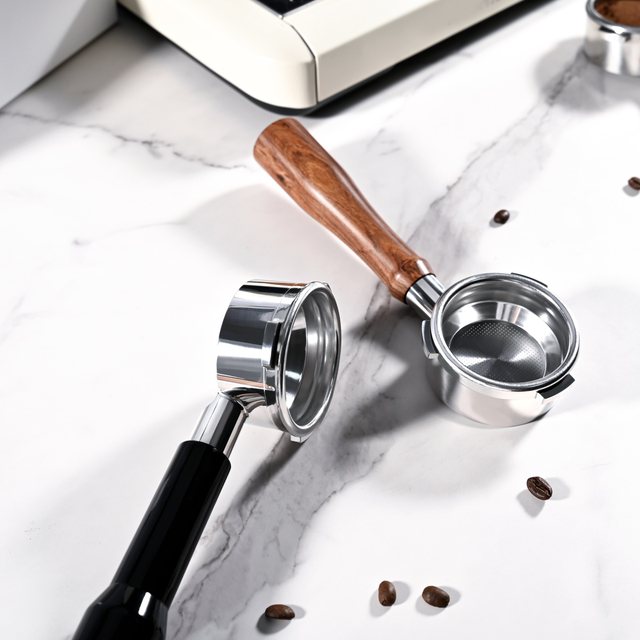 Yumtu bottomless Marseille/Lehehe/Maxim 58mm three-ear double-mouth stainless steel bottomed universal handle