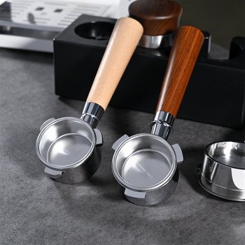 Breville 54 Platinum Series 870 Stainless Steel Bottomless Portafilter, Breville 9 Series 58mm Bottomless Coffee Machine Handle