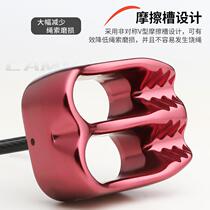 atc descender outdoor mountaineering rock climbing high-altitude work rope descent device downhill rope descent adventure rescue equipment