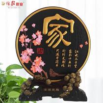 New Chinese-style living room home furnishing crafts for teachers as gifts. Hot-selling crafts in scenic spots ancient style activated carbon carvings