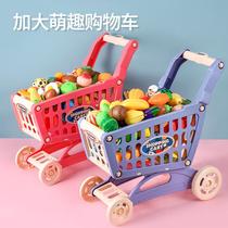 Shopping Cart Toy Childrens Fruit Cut Cart Supermarket Girl Birthday Gift for Girls 7 Girls 9