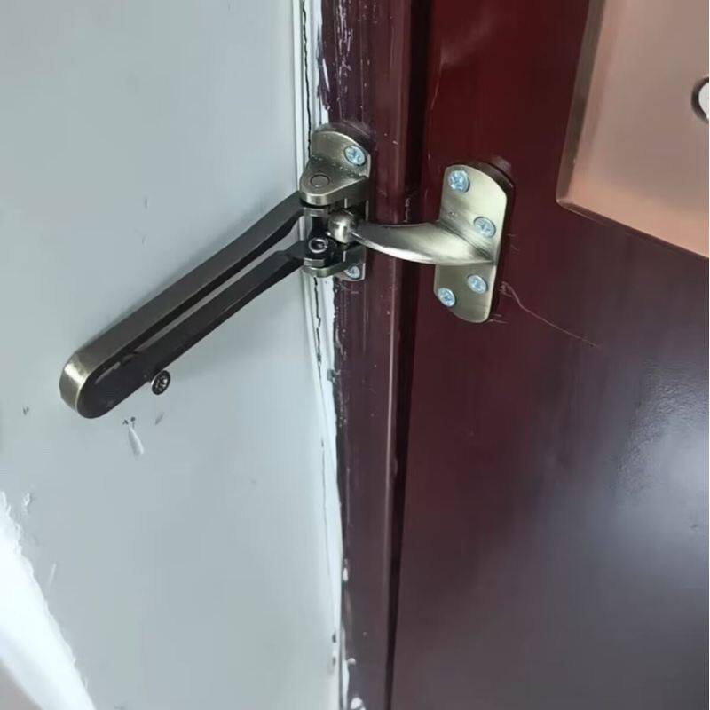 门锁扣防盗扣宾馆安全链门栓酒店保险锌合金门扣搭扣防盗锁反锁扣