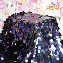 125x45cm Sequins fabric Big 18MM Mermaid Sequins Fish Scales