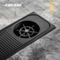 MHW bomber bar cup washer coffee shop milk tea automatic filter with embedded high-pressure flushing filter tank