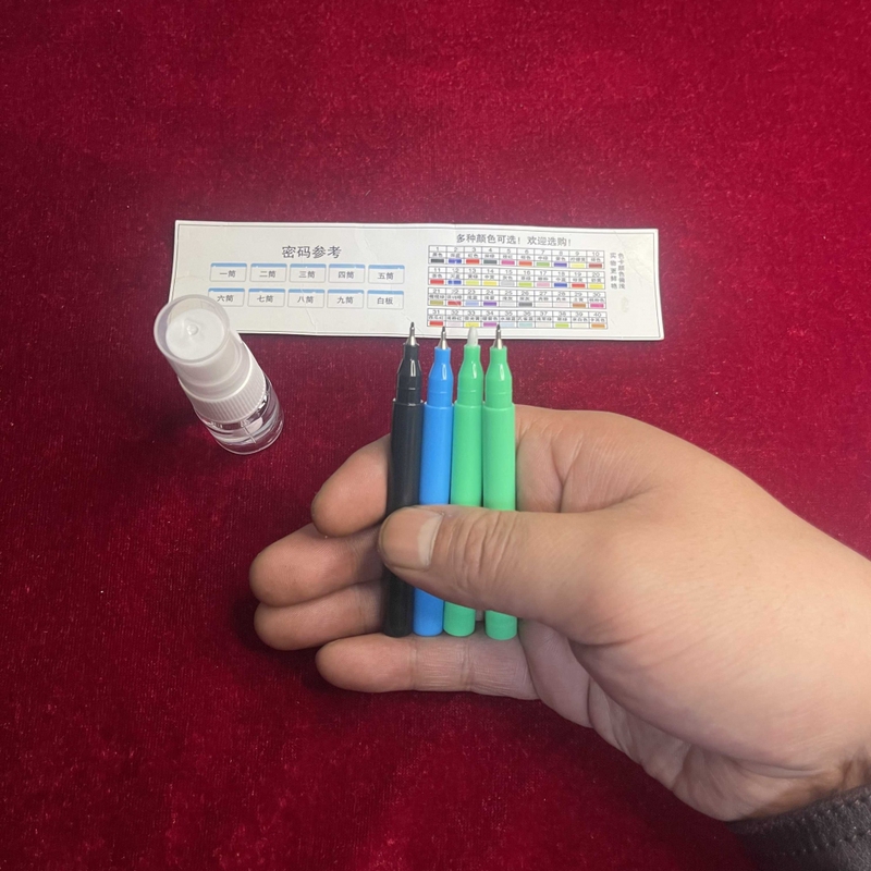 Magic Props, Magic Quick-Drying Marker Pen, Can'T Be Wiped Off, Color Matching