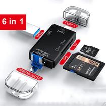 SD Card Reader USB C Card Reader 6 In 1 USB 2 0 TF Mirco SD