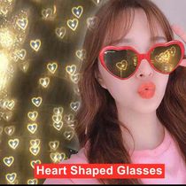 Heart Shaped Love Effects Glasses Watch The Lights Change He