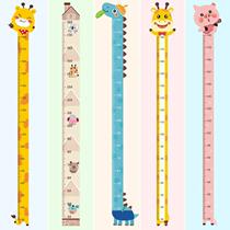 Wallpaper self-adhesive childrens room decoration height wall sticker cartoon child baby measuring ruler height sticker removable