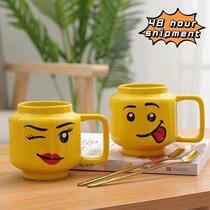 250ml Ceramic Smile Mug Cartoon Coffee Milk Tea Water Cup Cu