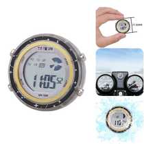 #Round small clock outdoor waterproof motorcycle electric vehicle car electronic clock time seamless paste
