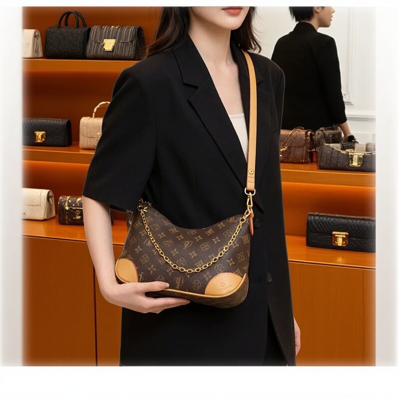 Hong Kong Purchasing Agent for Classic Vintage Monogram Small Square Bags, High-End Versatile Luxury Brand Replica Shoulder and Crossbody Women's Bags