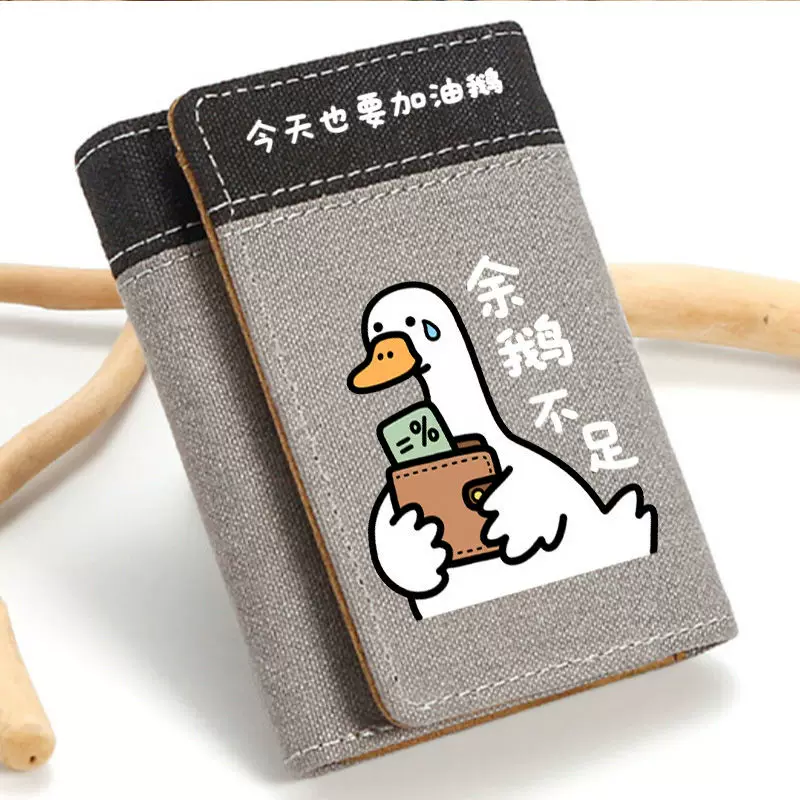 Card holder, wallet, capacious small cartoon bag