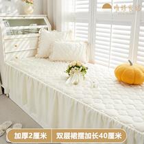 European-style thickened bay window mat and window sill mat 2024 new style universal for all seasons light luxury and high-end sense any cut for the master bedroom