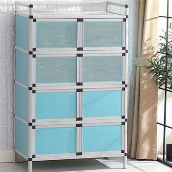 Cupboards household kitchen stainless steel cupboards simple stove rental house multifunction storage storage cabinet