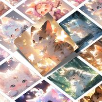 96 pieces of cute angel cat exquisite handbook stickers ins healing girl heart popular stickers waterproof