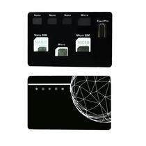 Ultra-thin sim card holder restore card box mobile phone nano card slot SD card organizer small card to large card