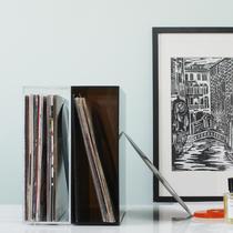 Vinyl nostalgic record collection rack LP film storage box large-capacity acrylic integrated 12-inch disc storage box