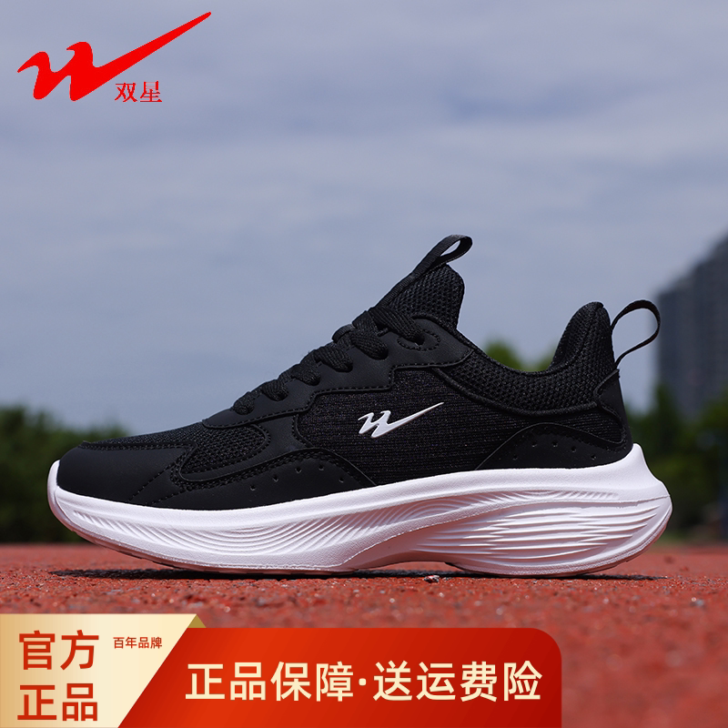 Double Starブランドのメンズシューズ、春秋スタイルのメッシュ通気性スポーツシューズ、軽量ソフトソールカジュアルメンズシューズ