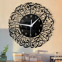 S001 acrylic wall clock 3d cross-border Amazon creative decorative clock living room home clock holiday clock