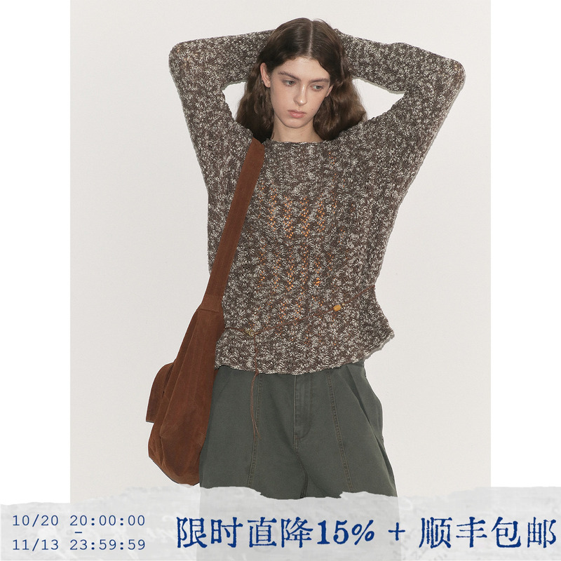 Tearocean* Twilight Rush Casual and Lazy Hollow-Out Long-Sleeve Chunky Knit Cardigan Women's Knitwear Summer Top Tearocean* Twilight Rush Casual and Lazy Hollow-Out Long-Sleeve Chunky Knit Cardigan Women's Knitwear Summer Top