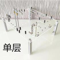 Acrylic open matx assembly desktop computer transparent plexiglass atx small main chassis diy platform