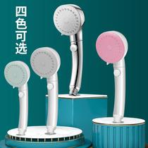 Japanese supercharged large shower home bathroom rain shower head bath faucet pressurized shower head nozzle set