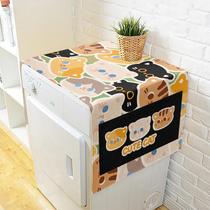 Cartoon Collection Double Door Refrigerator Cover Dust Cover Dust Cover Drum Washing Machine Cover Waterproof