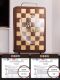 Ebony Wood Cutting Board with Mortise and Tenon Joints, Checkerboard Pattern, Solid Wood, Anti-Mold, Antibacterial, Household Chopping Board, Double-Sided Cutting Board, Kitchen-Specific